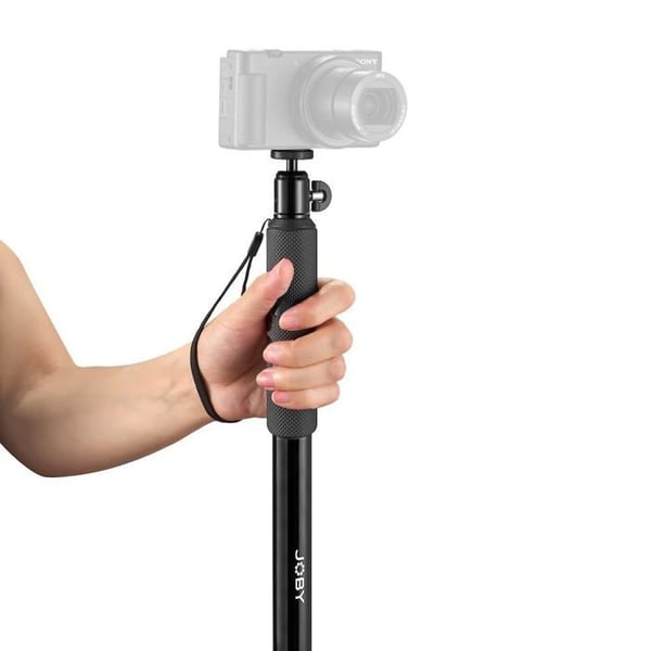 Monopod Foto/Action Cam - JOBY - Kompakt 2-i-1 - Kulhuvud - Universell Fäste - 4 Sektioner