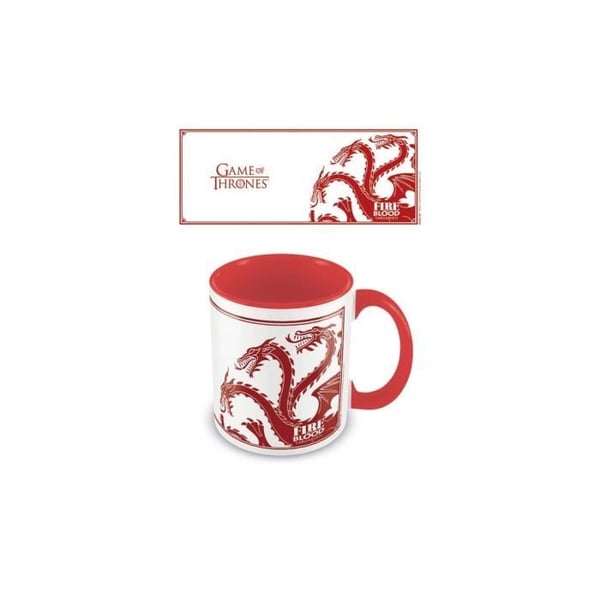 Mugg - PYRAMID INTERNATIONAL - Game of Thrones - Keramik - Röd - Cylindrisk