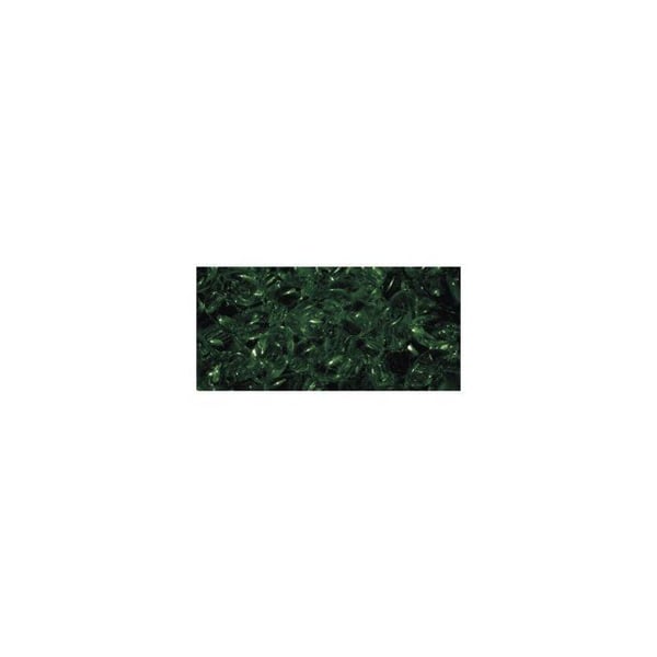 Magatama-perlor, avlånga, smaragd, 4x7 mm, genomskinliga, låda 12 g