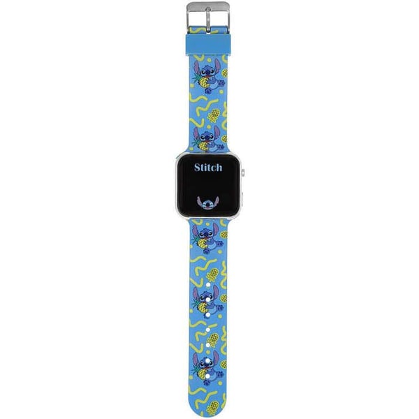 Klocka - ACCUTIME - Stitch LED - Flerfärgad - Plast - För Barn
