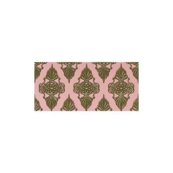 Rayher - 1 ark av vax Rosa och guld Dekorationer 20 x 10 cm