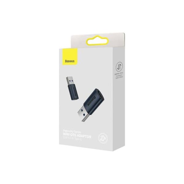 USB 3.1-adapter - Baseus - Ingenuity Series - Type-C hon - 10 Gbit/s - Blå