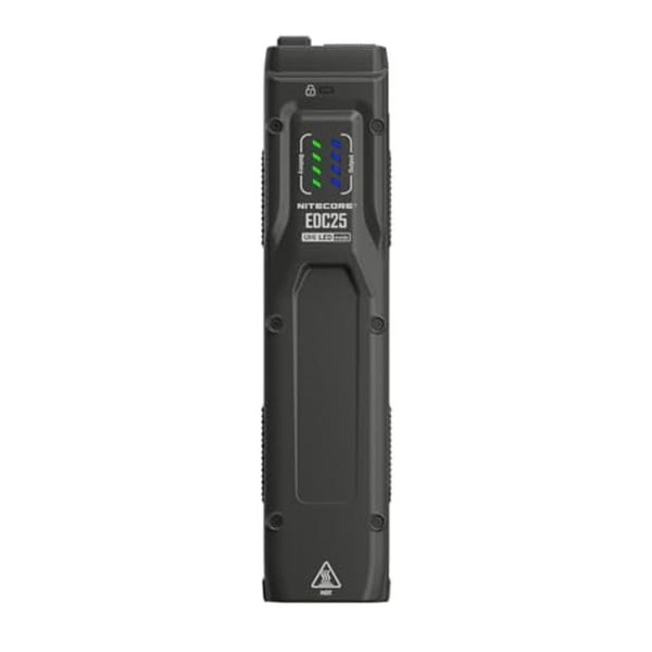Ficklampa - NITECORE - EDC25 - Uppladdningsbar USB - 400 m räckvidd - 5 ljuslägen