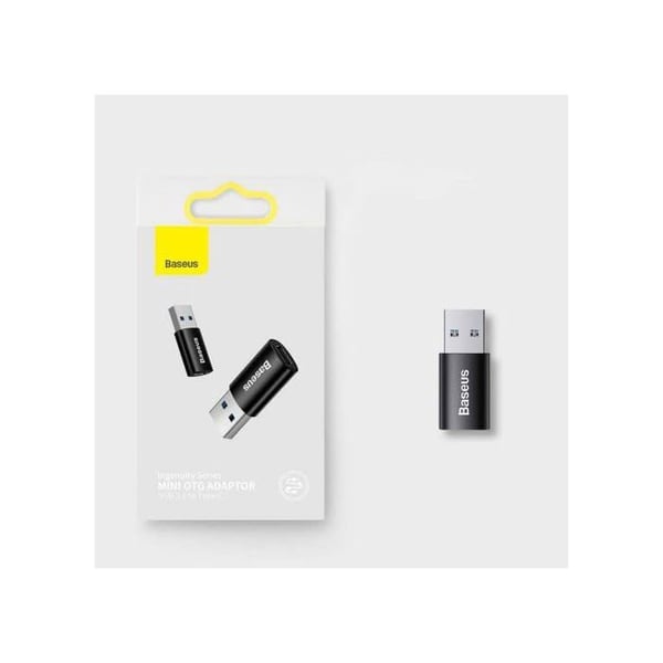 USB 3.1-adapter - Baseus - Ingenuity Series - Type-C hon - 10 Gbit/s - Blå