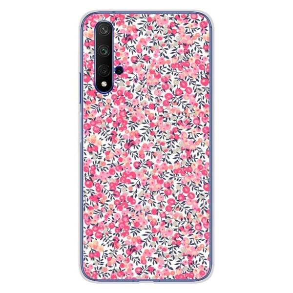 1001Coques - Silikonfodral kompatibelt med Huawei Honor 20 - Liberty Wiltshire Rose-mönster - Originaldesign tryckt i Frankrike