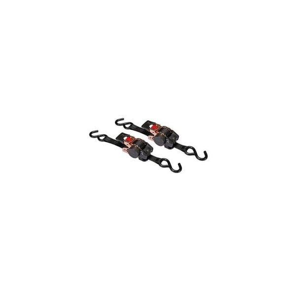 Set med 2 x lastremmar, spännare - 300 kg - 3 m x 25 mm