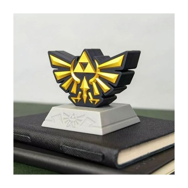 Lampe - PALADONE - Ikoner Hyrule Crest - Plastik - Gul - 11 x 9,6 x 13,4 cm