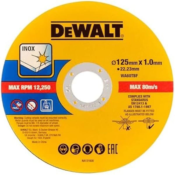Slipmaterial - DEWALT - Förpackning med 50 - Oxid av aluminium - Professionella - Lång livslängd