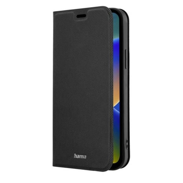Hama Daily Protect Plånboksfodral Apple iPhone 12, iPhone 12 Pro svart med stativ 00138181