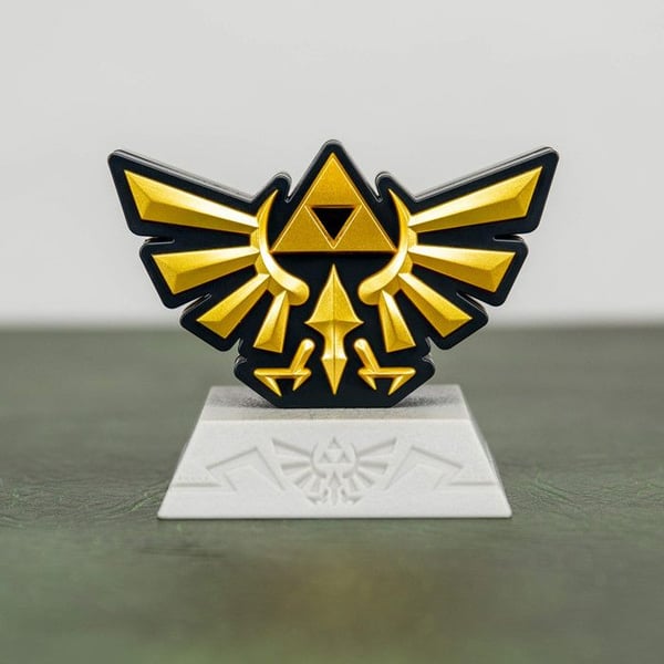 Lampe - PALADONE - Ikoner Hyrule Crest - Plastik - Gul - 11 x 9,6 x 13,4 cm