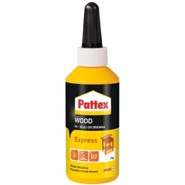 Colle bois - Pattex - Express 75ml - Snabbtorkande - Stark vidhäftning - Utan lösningsmedel