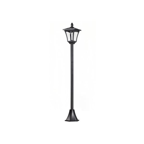 Havelampe - MUVOE - Solcellelampe - 40 lumen - Sort - 18 x 18 x 160 cm