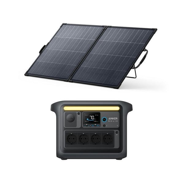 Kit Anker SOLIX C1000X med bifacial solpanel 200W - Solgenerator 4x1800W
