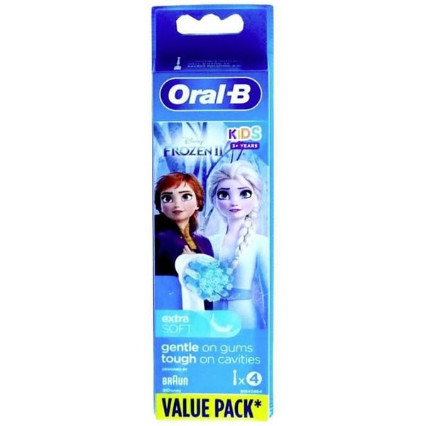 Oral-B EB10S-4 Frysta elektriska tandborsthuvuden 4 st Vita
