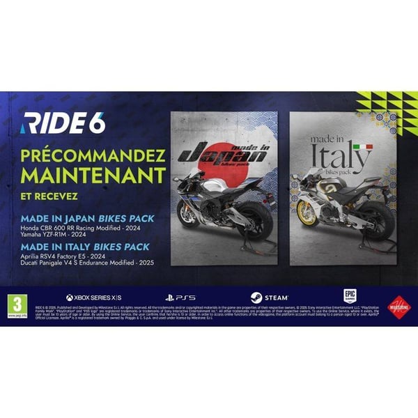 Ride 6 - Dag Ett Edition - PS5 Spel