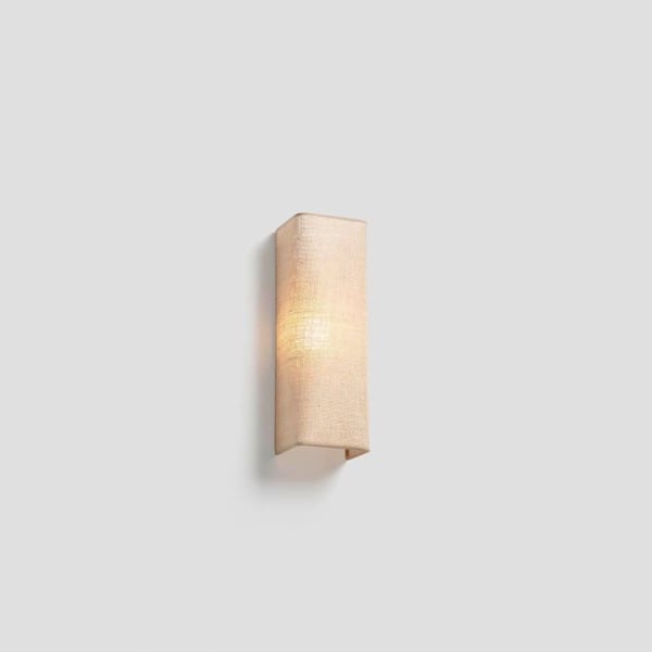 Pystyseinävalaisin - FARO BARCELONA - OTTON - Juuttivarjostin - 2x E27 - Metallirunko