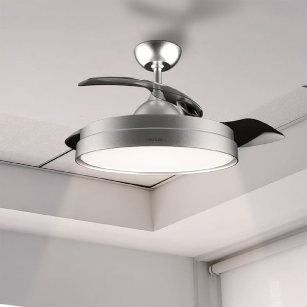 Cecotec Takfläkt EnergySilence Aero 4280 Osynlig Stål, Fällbara Vingar, Lampa, Timer