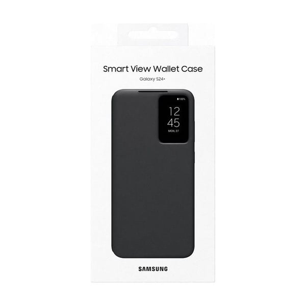 Coque og etui - Samsung - Galaxy S24+ - Smart View etui - Sort - Semi-stiv