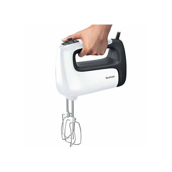 Tefal PrepMix+ Håndmixer - 500 W - Skydeknap med 5 hastigheder + Turbo - Tilbehør inkluderet: 2 piskeris / 2