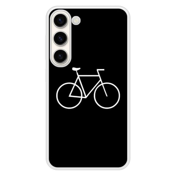 Siliconeförstärkt tryckt skal kompatibelt med Samsung Galaxy S23 Bike Hipster