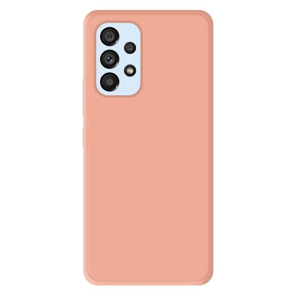 Silikonskal - Samsung - Galaxy A53 5G - Matt ljusrosa - Stötsäker - Fritt tillgång till funktioner