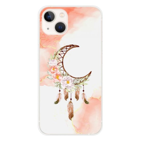 Silicone-fodral - Kompatibel med Apple iPhone 13 - design drömfångare måne