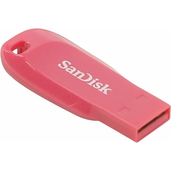 SANDISK Cruzer Blade USB Key - 32 GB - USB 2.0 - Glänsande röd och svart