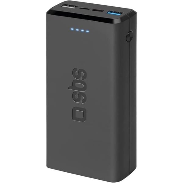 [SBS Powerbank SBS 20 000 mAh 2 x USB 2,1 A Sort