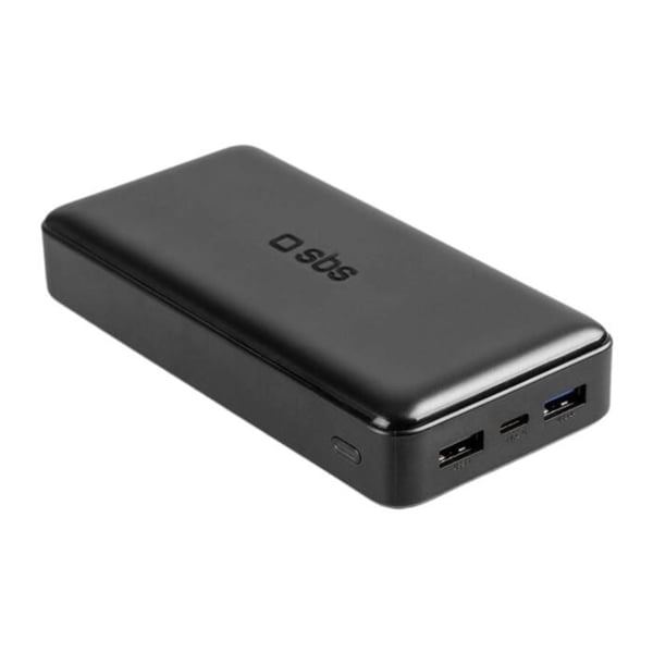 [SBS Powerbank SBS 20 000 mAh 2 x USB 2,1 A Sort