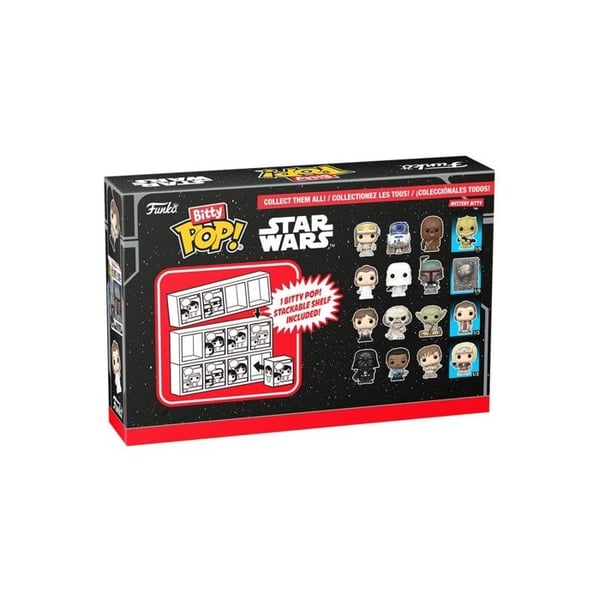 Pack 4 Funko Bitty Pop Star Wars S2 Leia Figures