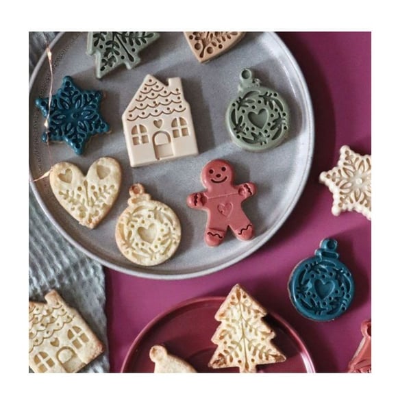 Scrapcooking Silikonform för julsnittar - 2987