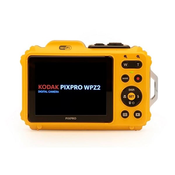 KODAK Pixpro WPZ2 - Kompakt Digitalkamera 16MP Vattentålig 15m, Stötsäker, Video 720p, LCD-skärm - Gul