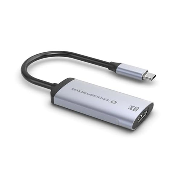 Grafikadapter - Conceptronic - ABBY23G - USB Type-C - 7680 x 4320 pixlar - Silver