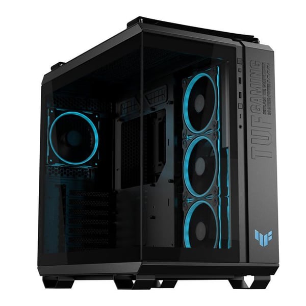 PC Chassi - ASUS - TUF Gaming GT502 Horizon TG ARGB - Dubbel Kammare - Glaspanel - USB-C 10 Gbps