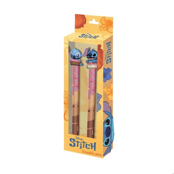 Pack med 2 utplåningsbara gelpennor - Disney Lilo och Stitch Mix - Multicolor - One size
