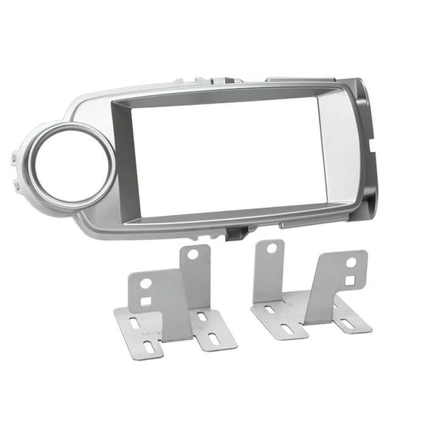 Framadaptor 2-DIN för Toyota Yaris 10/2011 -> grå
