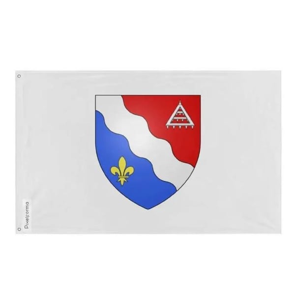 Belœil flagga – 90 x 150 cm – Hållbar polyester – 2 metallöglor – Inomhus / Utomhus – Pixelforma