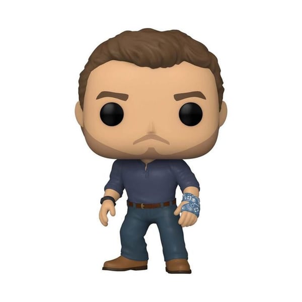 Figur - Funko - Owen Grady - 10cm - Flerfärgad - Jurassic World 3 - Pop! Samling- USED