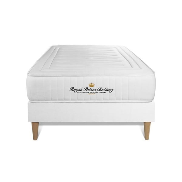 Nottingham Memory Foam 90x190 Madrassbottenset - 20 cm - Fast - Vit Kit-botten