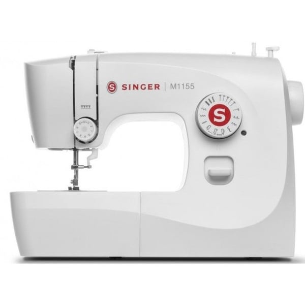 Symaskin - SINGER - M1155 - 16 punkter - Förenklad trädare - Lågt nålläge