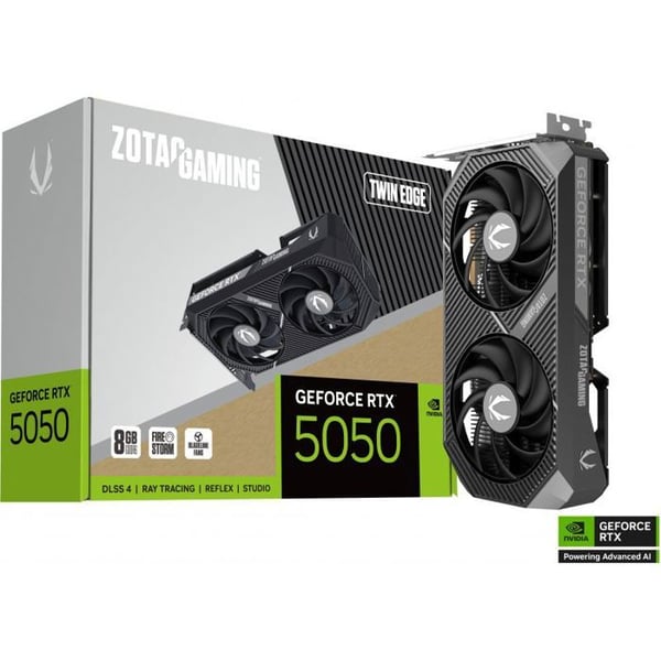 ZOTAC - Spelgrafikkort - GeForce RTX 5050 - Twin Edge - 8 GB