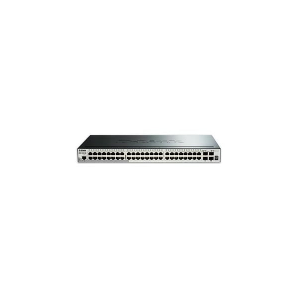 NÄTVERK, Switch, Fristående Switch, D-Link 52 Pin Gigabit Stackable Smart Switch Specifikationer Portar