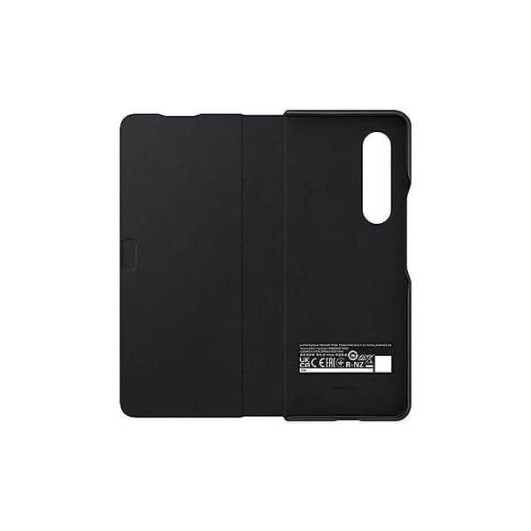 Læderetui - SAMSUNG - Z Fold3 - Sort - Klap - Semi-hårdfør