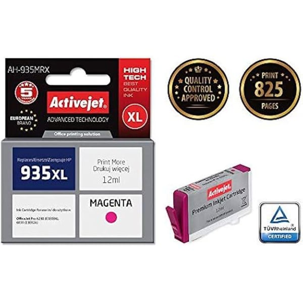 Blækpatron - Activejet - AH-935MRX - Magenta - Høj kapacitet (XL) - Kompatibel med HP