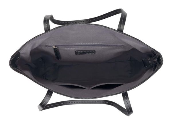 TOM TAILOR Sort shopper til kvinder - Amaris Zip Shopper L 295798
