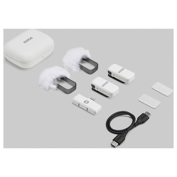 Trådlös Mikrofon - RØDE - Trådlös Mikro - 2 Mikrofoner - Autonomi 18h - Lightning Port