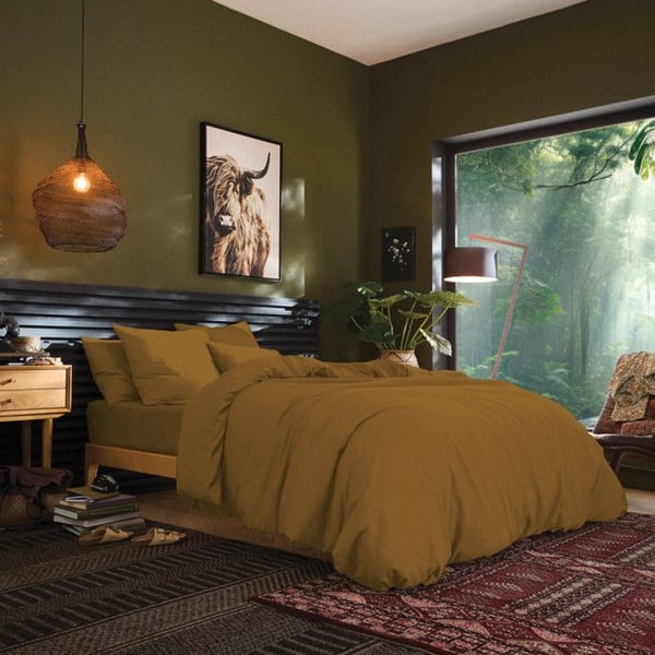 Påslakan 240 x 220 cm "Premium" för dubbelsäng - Premium Caramel