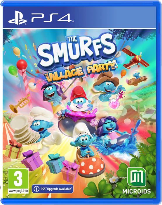 Spel PS4 - Smurfarna - Bygdespel - Äventyr - 1 till 4 spelare - Importversion