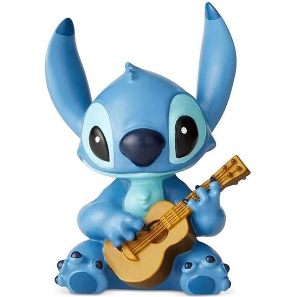 Figur - DISNEY SHOWCASE - STITCH GITARR - Officiell Licens Lilo och Stitch - Enesco- USED