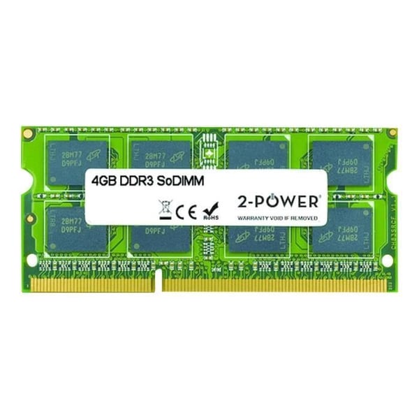 2-ströms DDR3 4 GB SO DIMM 204 stift 1600 MHz - PC3-12800 CL11 icke-ECC obuffrat minne